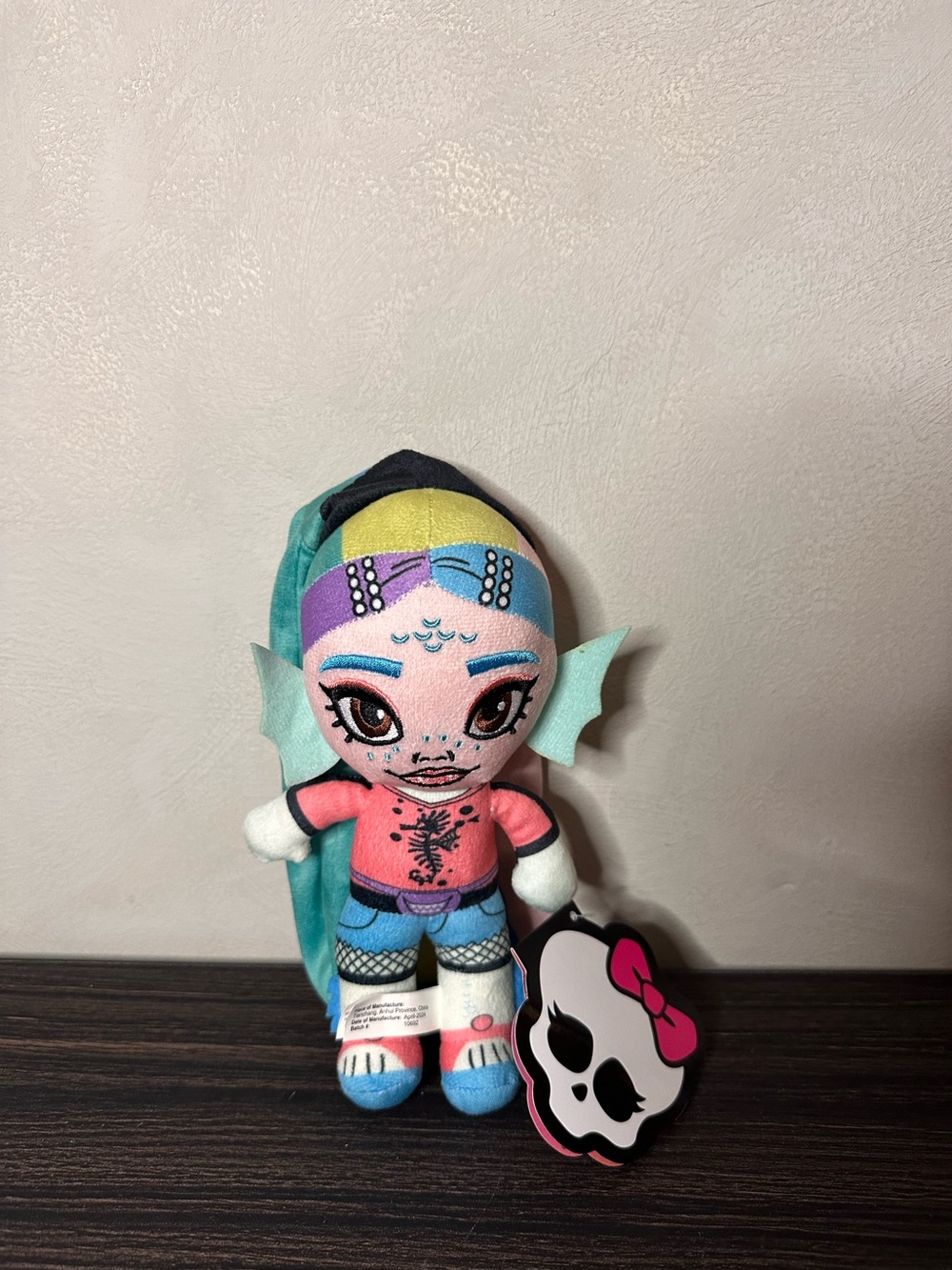 Monster High Lagoona Blue Plush Doll 9” Soft Toy Doll